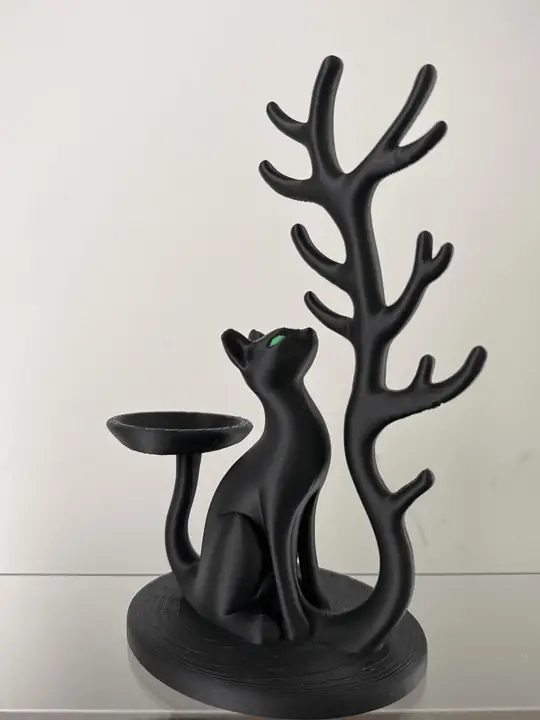 Black Cat Jewelry Holder — photograph 3 of 4
