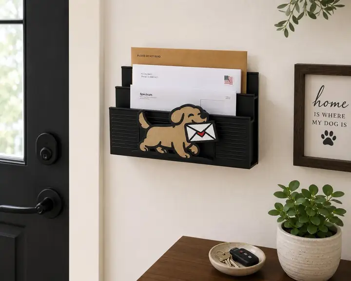 Dog Mail Holder — photograph 2 of 4