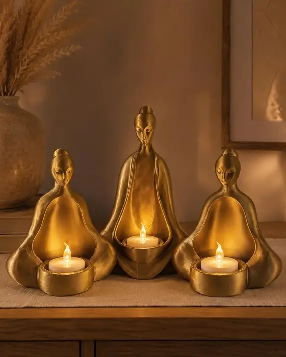 Meditation Tea Light Set — photograph 1 of 4