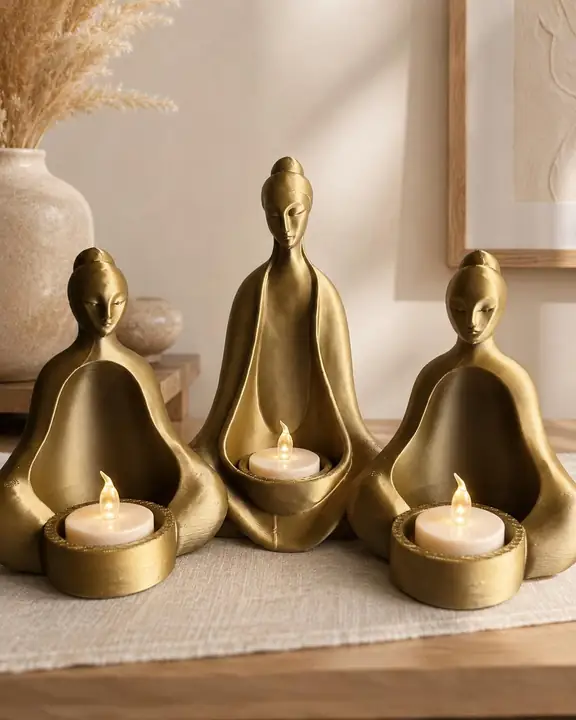 Meditation Tea Light Set — photograph 2 of 4