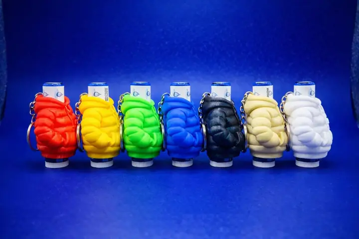 Puffer Jacket Lip Balm Holder — photograph 4 of 4