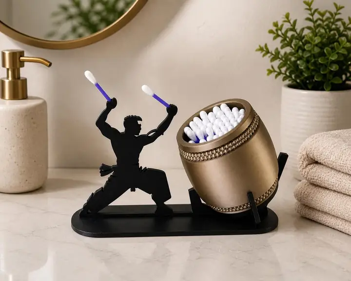 Taiko Drummer Swab Holder — photograph 1 of 4