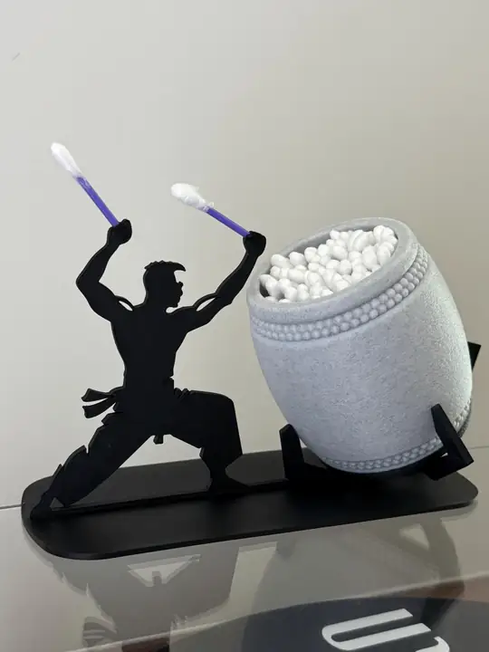 Taiko Drummer Swab Holder — photograph 2 of 4
