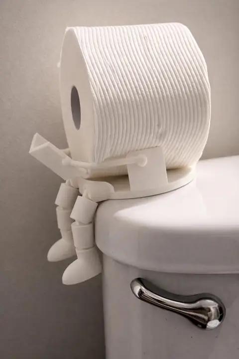Toilet Paper Holder with Legs — photograph 3 of 4
