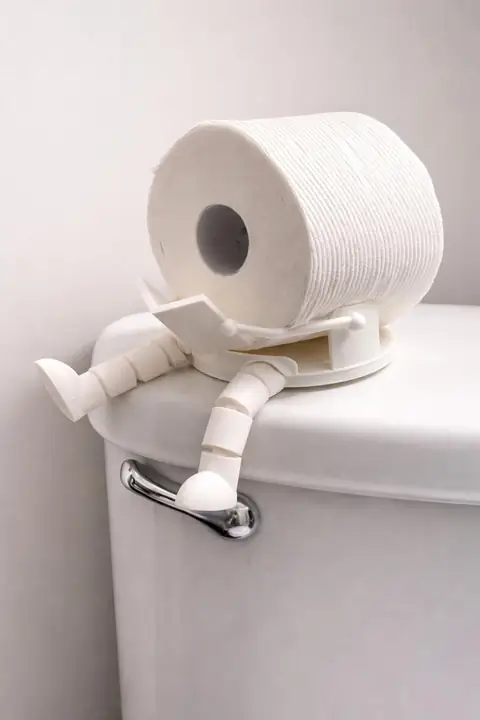 Toilet Paper Holder with Legs — photograph 4 of 4